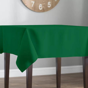 Polyester Poplin Rectangular Table Cloth Covers (60 Inch) Kelly Green Image 2