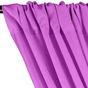Polyester Poplin Rod Pocket Curtains (60 Inch) Lavender Image 2