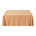 Rayon Challis Rectangular Table Cloth Covers Light Gold Image 1
