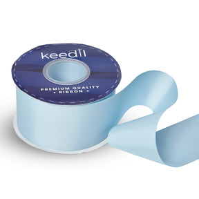 Keedil Grosgrain Ribbon Solid 2 25 Inch SV580566 Light Blue 1