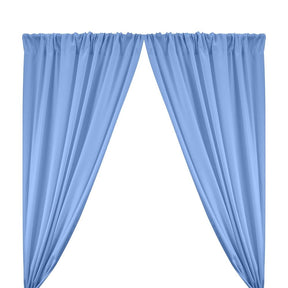 Polyester Poplin Rod Pocket Curtains (60 Inch) Light Blue Image 1