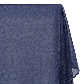 Metallic Lurex Jersey Knit Fabric SV575843 Navy Blue 2