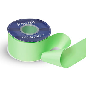 Keedil Grosgrain Ribbon Solid 2 25 Inch SV580568 Mint Green 1