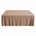 Rayon Challis Rectangular Table Cloth Covers Mocha Image 1