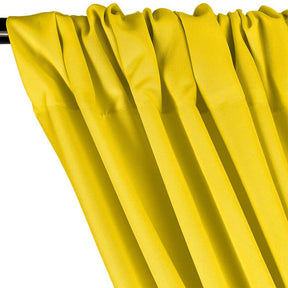 Polyester Poplin Rod Pocket Curtains (60 Inch) Neon Yellow Image 2