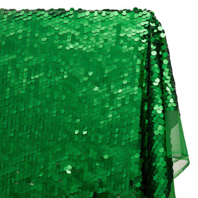 Paillette Circle Sequins On Mesh Fabric SV574741 Kelly Green Image A1
