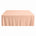 Rayon Challis Rectangular Table Cloth Covers Peach Image 1