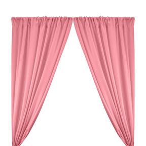 Polyester Poplin Rod Pocket Curtains (60 Inch) Pink Image 1