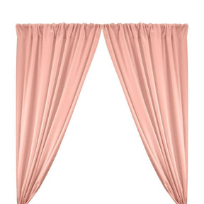 Polyester Poplin Rod Pocket Curtains (60 Inch) Blush Image 1