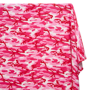 Camouflage Printed Cotton Flannel Fabric SV576974 Pink A1