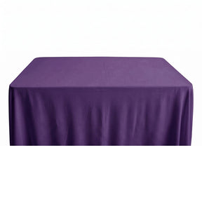 Rayon Challis Rectangular Table Cloth Covers Purple Image 1