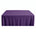 Rayon Challis Rectangular Table Cloth Covers Purple Image 1
