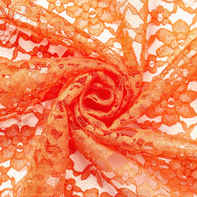 Raschel Lace Fabric SV570365 Orange 2