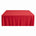 Rayon Challis Rectangular Table Cloth Covers Red Image 1