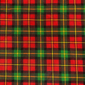 Tartan Plaid Yarn Dyed Brushed Cotton Flannel Design Gr Fabric SV576635 Red Green A1