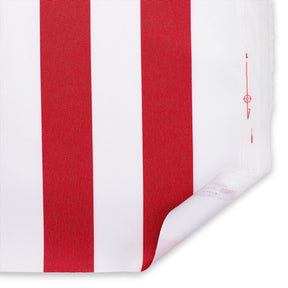 Ottertex Waterproof Canvas Stripes Print Fabric SV570298 - Red Image A5
