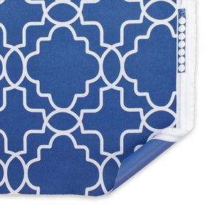 Ottertex Waterproof Canvas Trellis Print Fabric SV570300 Blue Image A5