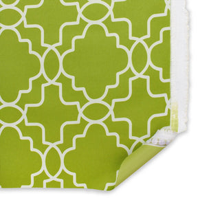 Ottertex Waterproof Canvas Trellis Print Fabric SV570301 Green Image A5