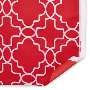 Ottertex Waterproof Canvas Trellis Print Fabric SV570302 Red Image A5