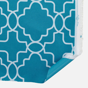 Ottertex Waterproof Canvas Trellis Print Fabric SV570303 Turquoise Image A5