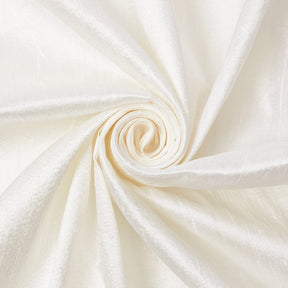 Silk Dupioni (54 inch) Fabric SV570321 Off White / Off White Image A2