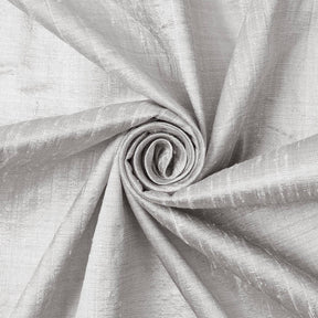 Silk Dupioni (54 inch) Fabric SV570323 Charcoal / White Image A2