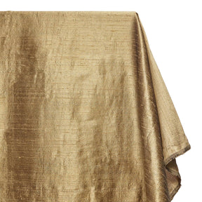Silk Dupioni (54 inch) Fabric SV570324 Gold / Black Image A1