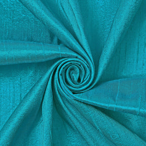 Silk Dupioni (54 inch) Fabric SV570328 Turquoise / Blue Image A2