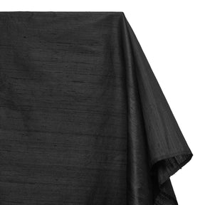 Silk Dupioni (54 inch) Fabric SV570335 Black Image A2