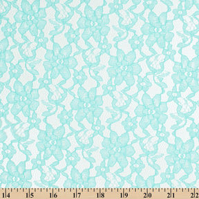 Raschel Lace Fabric SV570358 Aqua 3