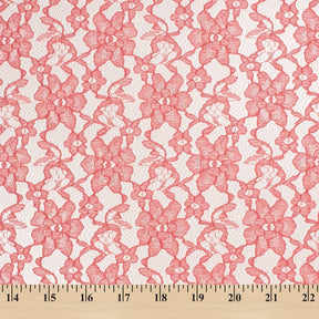 Raschel Lace Fabric SV570360 Coral 3