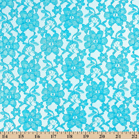 Raschel Lace Fabric SV570369 Turquoise 3