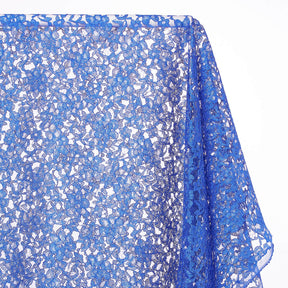 Raschel Lace Fabric SV570376 Royal Blue 1