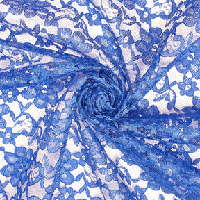 Raschel Lace Fabric SV570376 Royal Blue 2