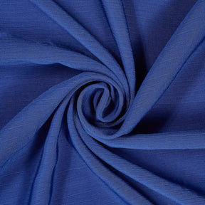 Crinkle Polyester Fabric SV570582 Royal Blue 1