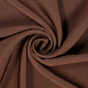 Crinkle Polyester Fabric SV570583 Brown 1