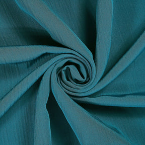 Crinkle Polyester Fabric SV570590 Teal 1