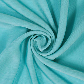 Crinkle Polyester Fabric SV570591 Turquoise 1