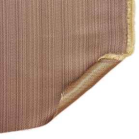 Extra Wide Solid Upholstery Jacquard Fabric SV570643 1 Brown / Gold 3