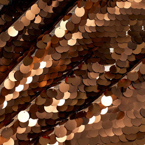 Paillette Circle Sequins On Mesh Fabric SV570757 Copper Image A4