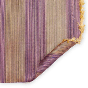 Extra Wide Striped Upholstery Jacquard Fabric SV571000 Lilac / Gold A5