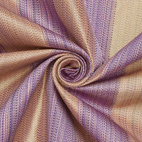 Extra Wide Striped Upholstery Jacquard Fabric SV571000 Lilac / Gold A2