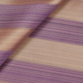 Extra Wide Striped Upholstery Jacquard Fabric SV571000 Lilac / Gold A3