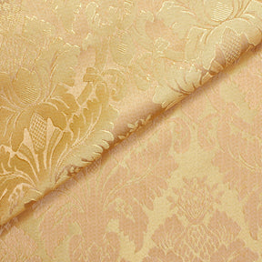 Extra Wide Floral Damask Upholstery Jacquard Fabric SV571006 1 Gold / Gold 4