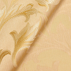 Extra Wide Bloom Upholstery Jacquard Fabric SV571007 1 Gold / Gold 4