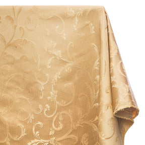 Extra Wide Vine Upholstery Jacquard Fabric SV571008 1 Gold / Gold 1