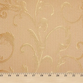 Extra Wide Vine Upholstery Jacquard Fabric SV571008 1 Gold / Gold 5