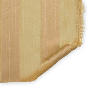 Extra Wide Striped Upholstery Jacquard Fabric SV571009 Gold / Gold A5