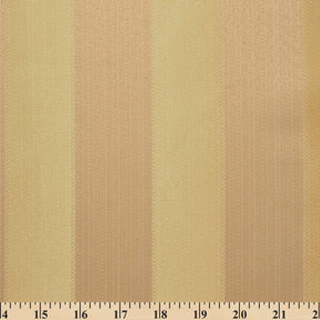 Extra Wide Striped Upholstery Jacquard Fabric SV571009 Gold / Gold A9