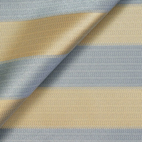 Extra Wide Striped Upholstery Jacquard Fabric SV574802 Baby Blue / Gold A3